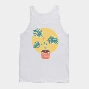 Monstera plant Tank Top